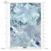 Boże Narodzenie, zima, zimowy kolaż, błękitne tło, mróz, kwiat, piwonia, peonia, łąka, ogród, bukiet, Christmas in blue, niebieska kompozycja kwiatowa, festive, Christmas, winter, collage, blue background, frost, flower, peony